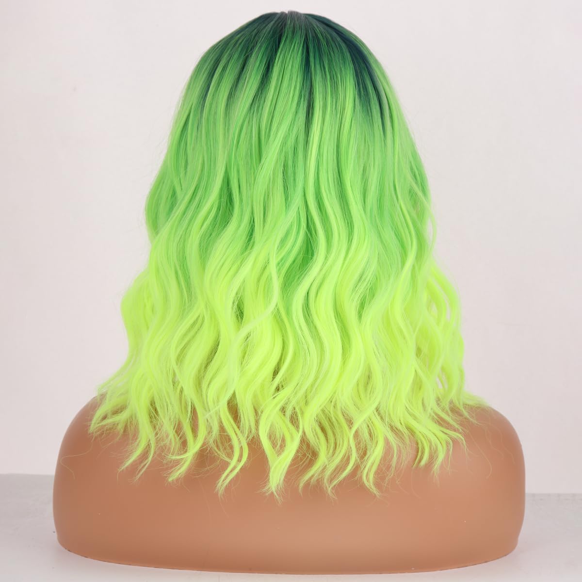 Neon Green Ombre Synthetic Wig - Online Swap Meet
