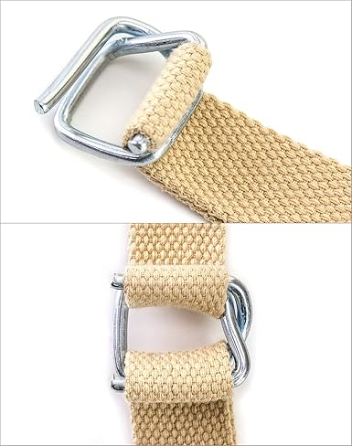 QWORK Metal Wire Buckle, 3/4" Width, 50 Pack, Silver, for Polypropylene Strapping Cord Strapping - Online Swap Meet