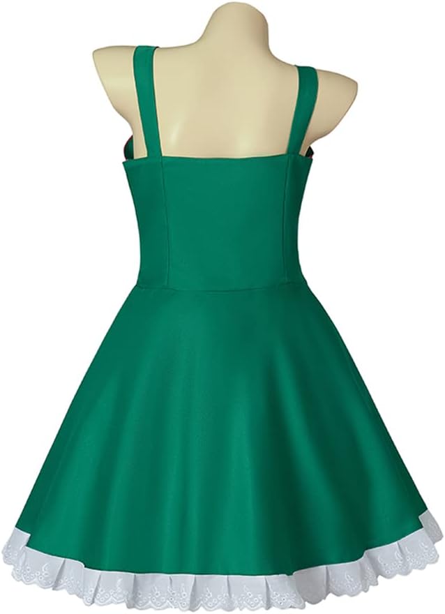 Saniplaycos Princess Star Butterfly Cosplay Dress Costume Green Mini Dress for Women - Online Swap Meet