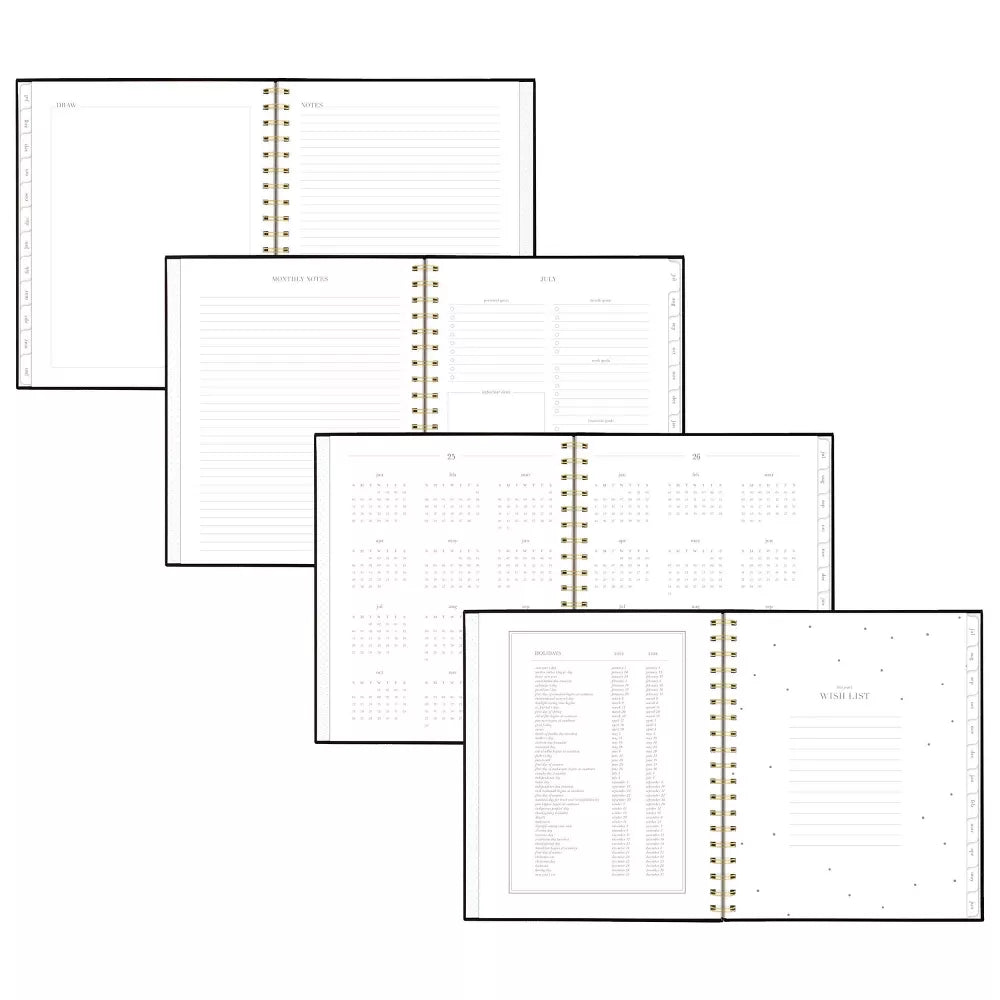 Sugar Paper Essentials Hardcover Planner (July 2025-June 2026)