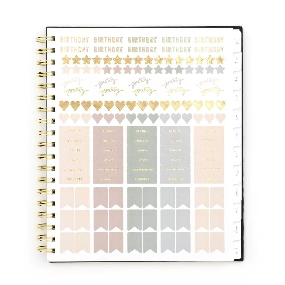 Sugar Paper Essentials Hardcover Planner (July 2025-June 2026)