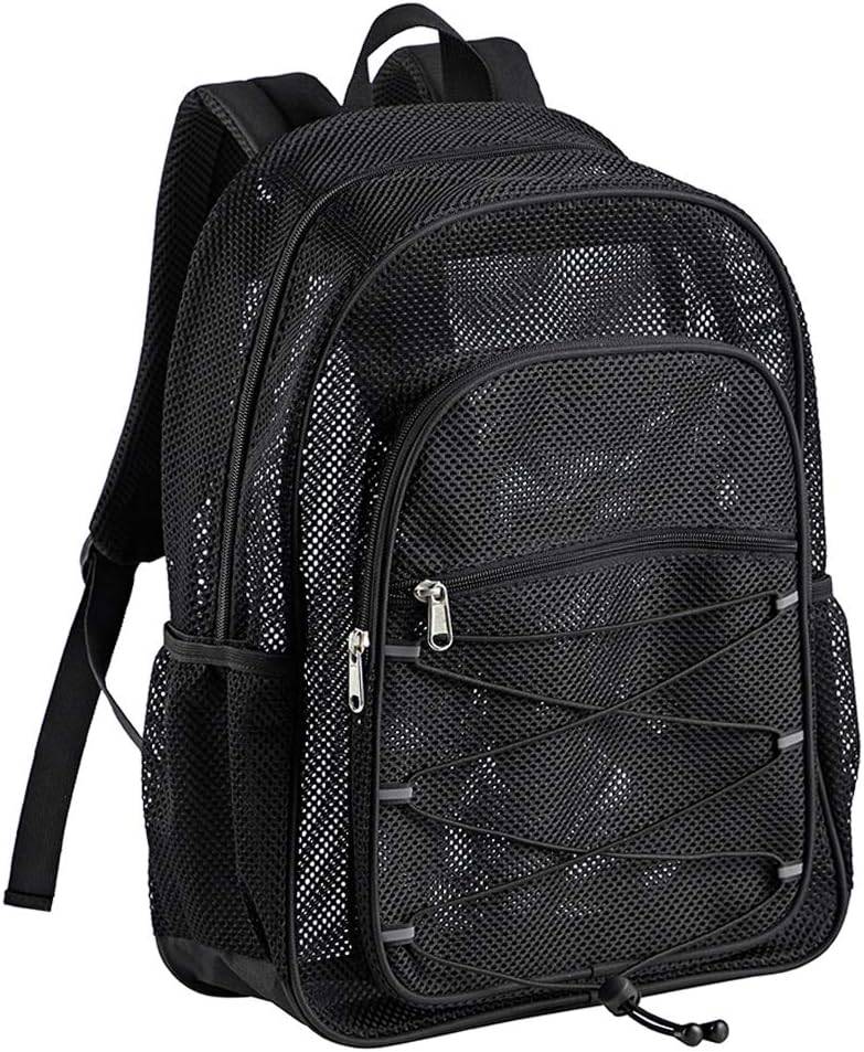 COVAX Heavy Duty Mesh Backpack, Black - Online Swap Meet