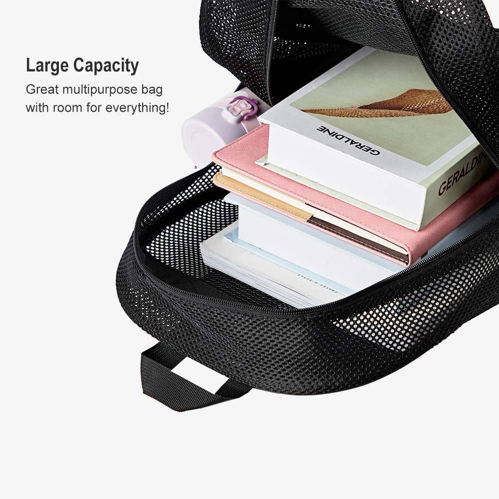 COVAX Heavy Duty Mesh Backpack, Black - Online Swap Meet