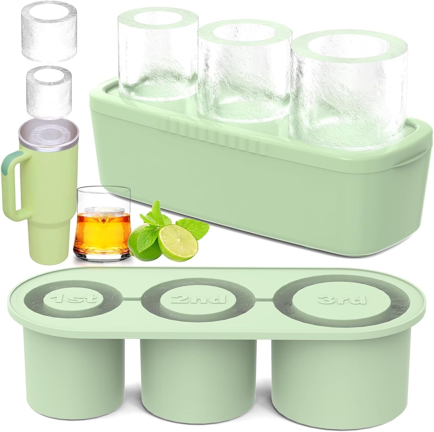 Ice Cube Tray for Tumbler Cup 30oz-40oz