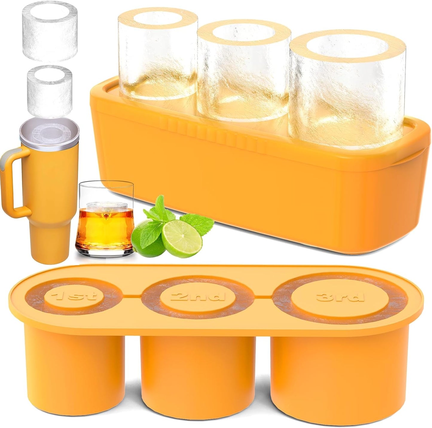 Ice Cube Tray for Tumbler Cup 30oz-40oz