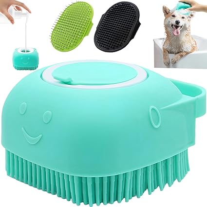 3pc Dog Bath Brush Set