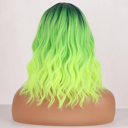 Neon Green Ombre Synthetic Wig - Online Swap Meet