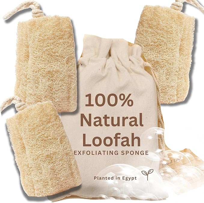 Humina Natural Loofah 3 pack