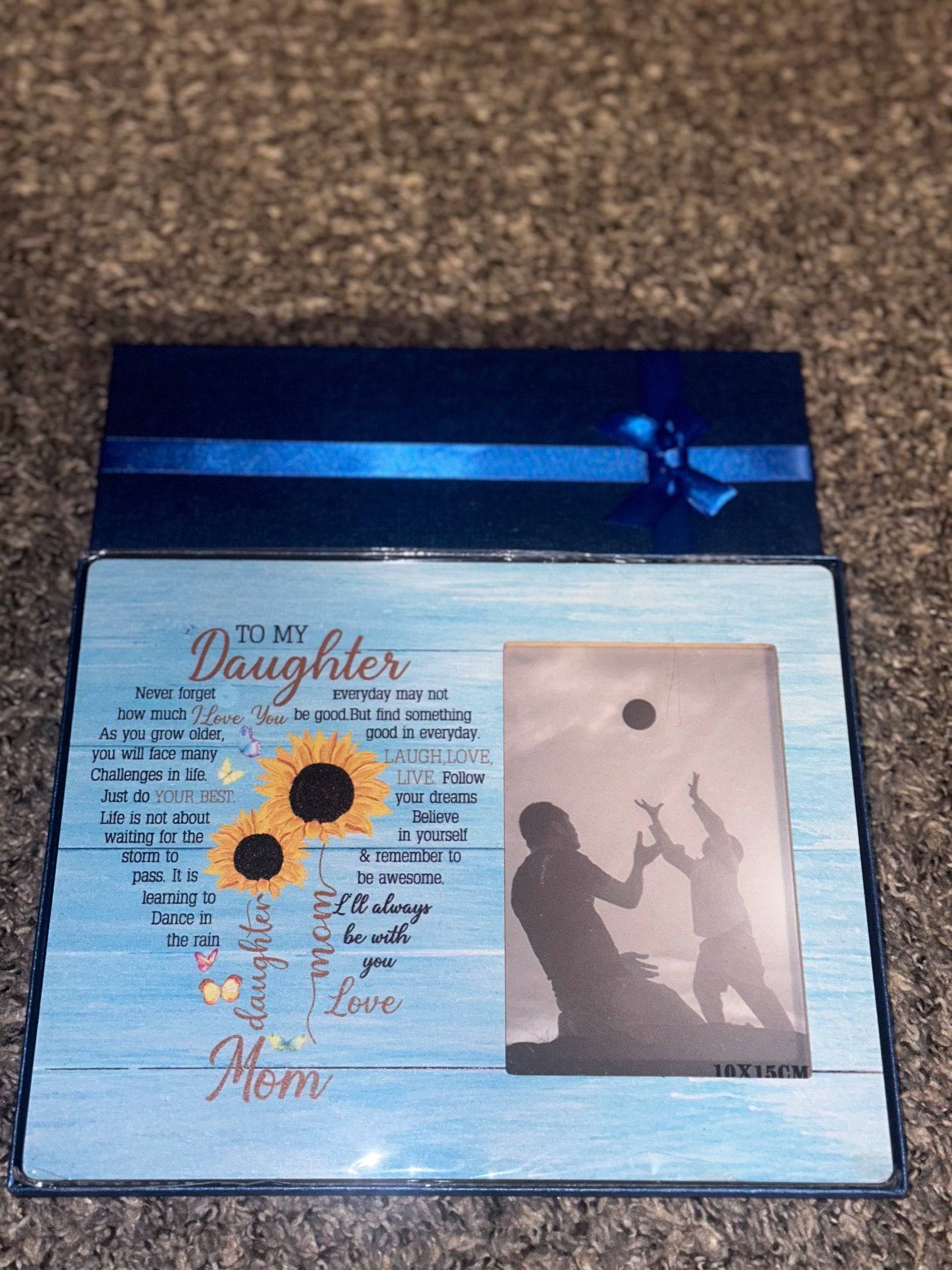 Wooden Picture Frames with Quotes (For Granddaughter, Daughter, Aunt, Mother, Father) - Online Swap Meet