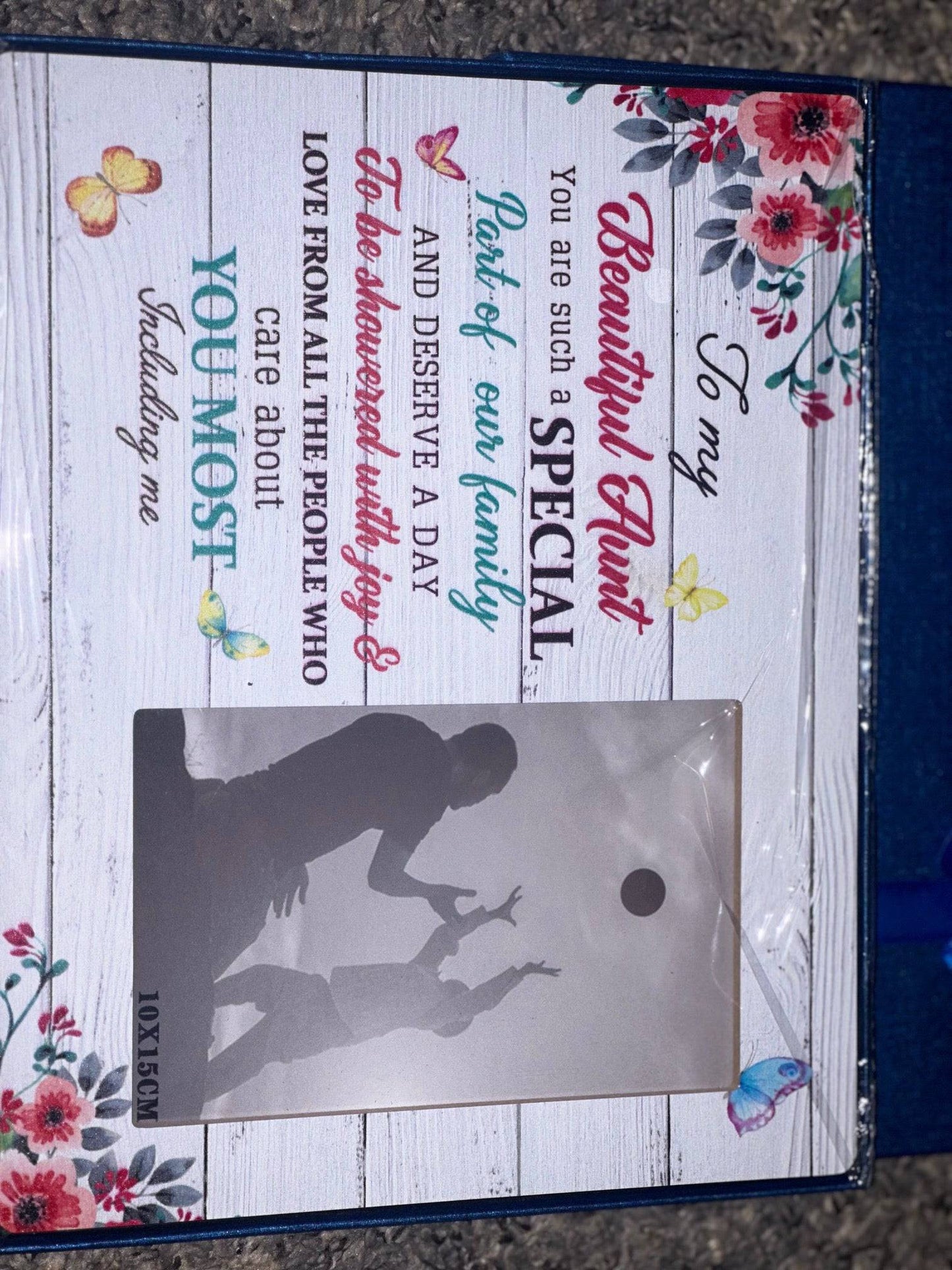 Wooden Picture Frames with Quotes (For Granddaughter, Daughter, Aunt, Mother, Father) - Online Swap Meet