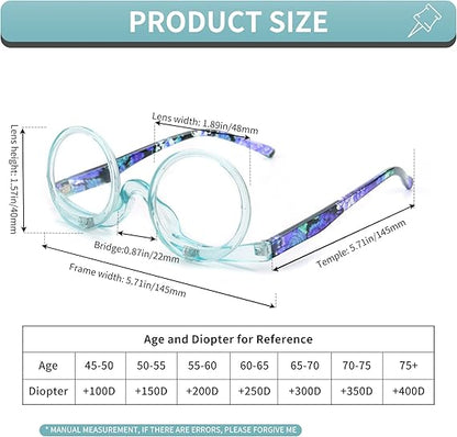 Soarea Makeup Reading Glasses, 2pk, 3.25 - Online Swap Meet