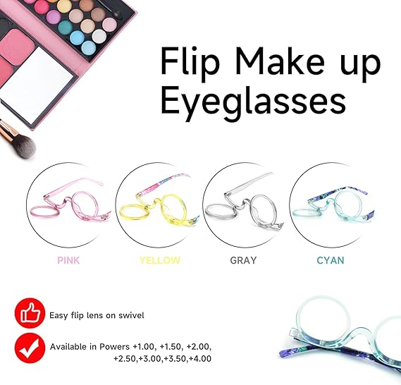 Soarea Makeup Reading Glasses, 2pk, 3.25 - Online Swap Meet