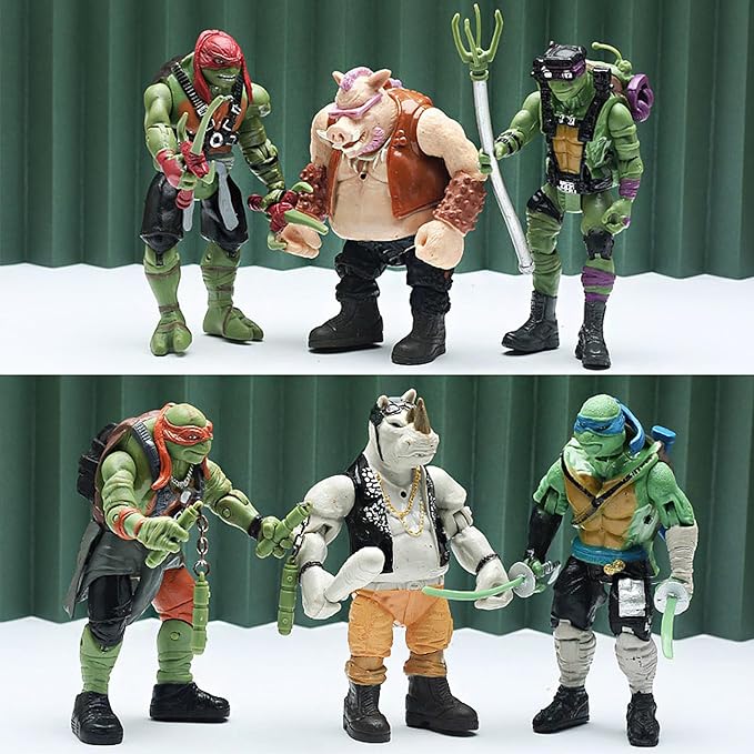 Ninja Turtle Plastic Toy Set, 6piece