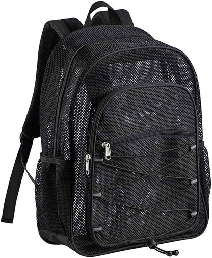 COVAX Heavy Duty Mesh Backpack, Black - Online Swap Meet