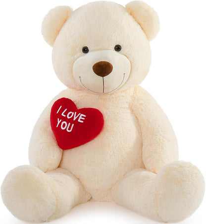 Giant Teddy Bear 52"- I Love You Red Heart - Online Swap Meet