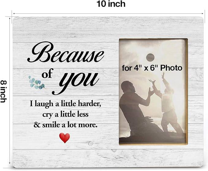 Wooden Picture Frames with Quotes (For Granddaughter, Daughter, Aunt, Mother, Father) - Online Swap Meet